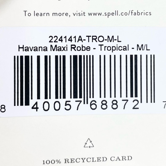 Spell & The Gypsy Havana Maxi Robe M/L NWT - Picture 5 of 8